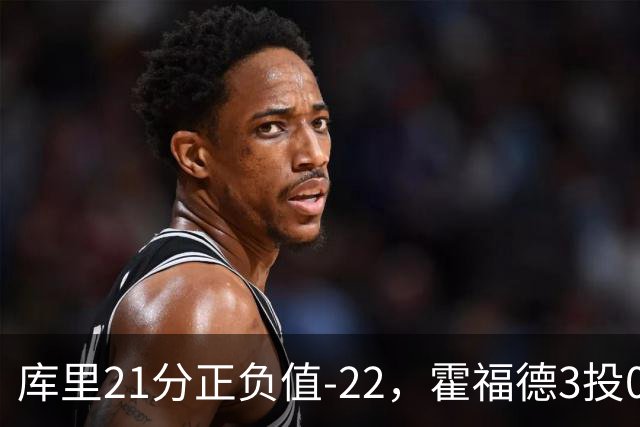 库里21分正负值-22，霍福德3投0中他仍力挺