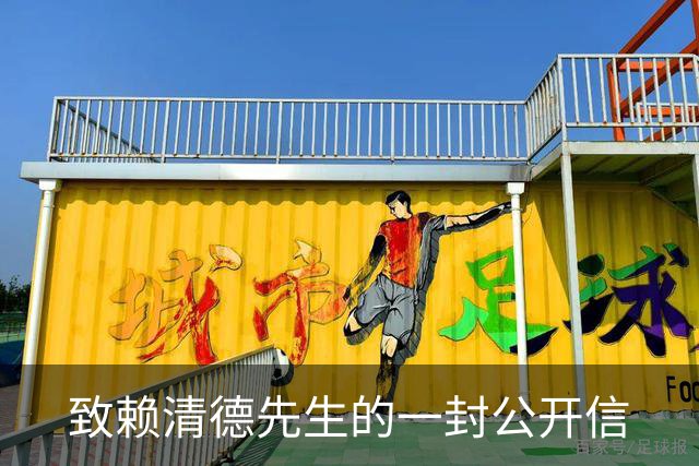 致赖清德先生的一封公开信